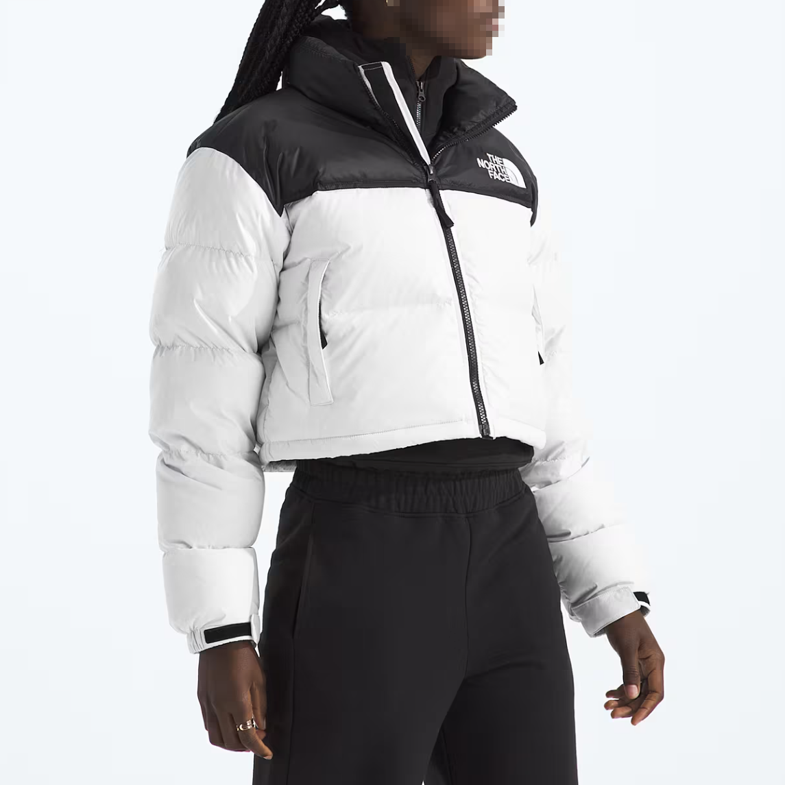 Pre-owned The North Face Women  Nuptse Short Jacket White Dune (nf0a5gge Rou) ?