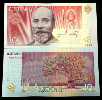 Estonia 10 Krooni 2007 Banknote World Paper Money UNC