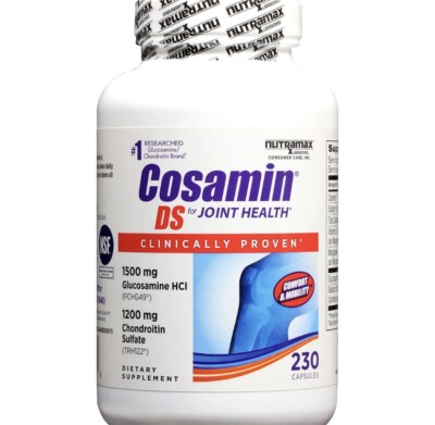 Cosamin DS Joint with Glucosamine & Chondroitin for Joint Health, 230 Capsules