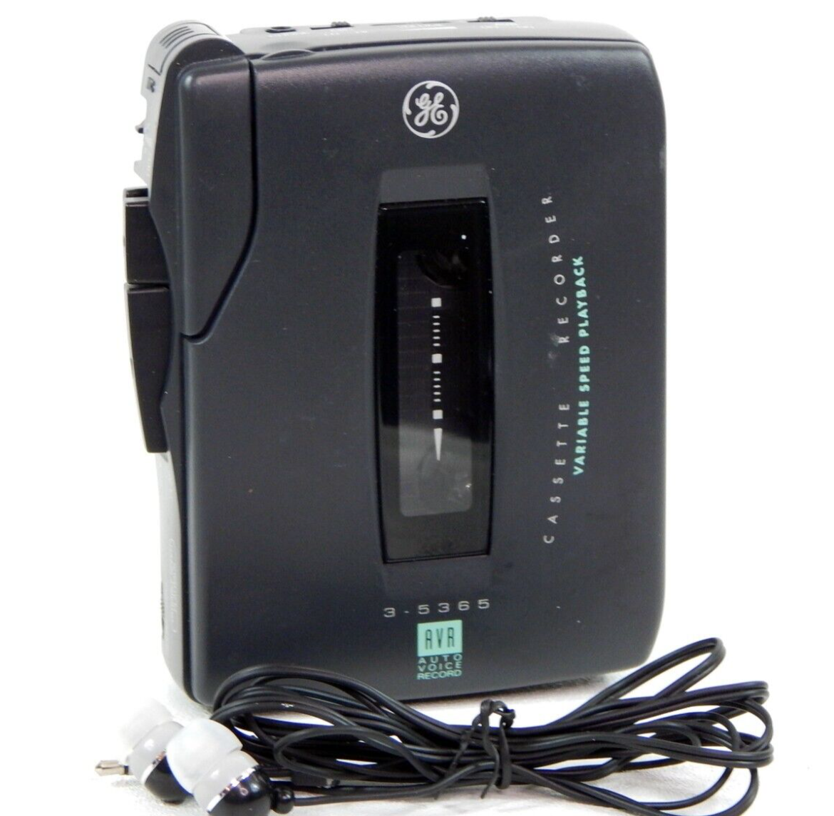 GE Dictation Cassette Recorder 35365A Variable Speed Playback