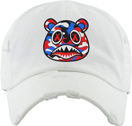 Baws White USA Камуфляжная кепка Baws Strapback Hat - OSFA