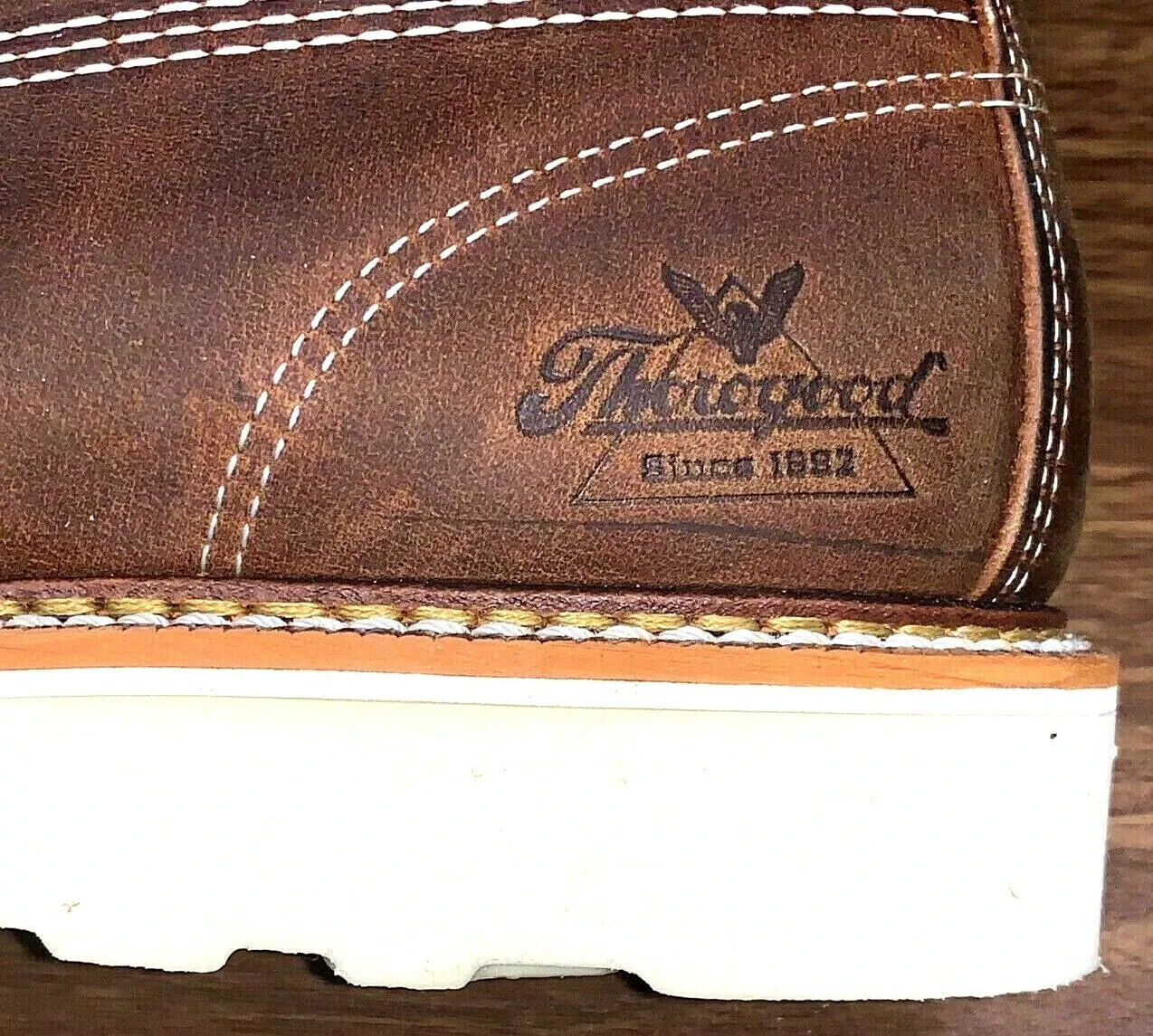 Pre-owned Thorogood Boots Soft Toe American Heritage Iron Worker 814-4203 All Sizes In Brown