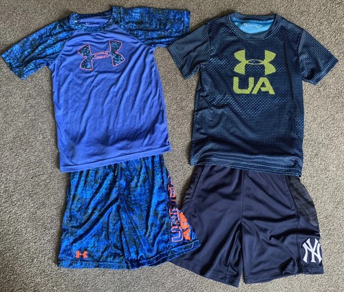 Youth Boys Under Armour shirts & Shirts lot of 4 youth size