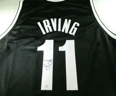 kyrie signed jersey