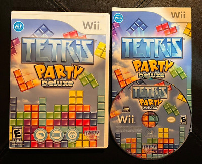 Tetris Party Deluxe Nintendo Wii Complete in Box!  Cleaned, Tested & Working!