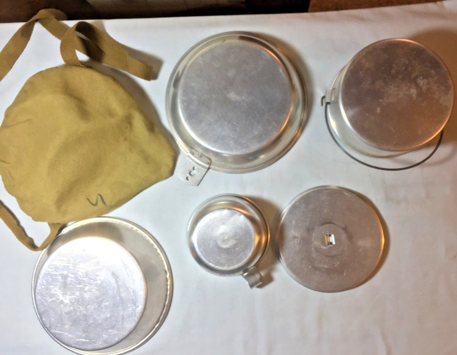 Mess kit Boy Scouts of America cooking kit, pans, plate, cup, etc