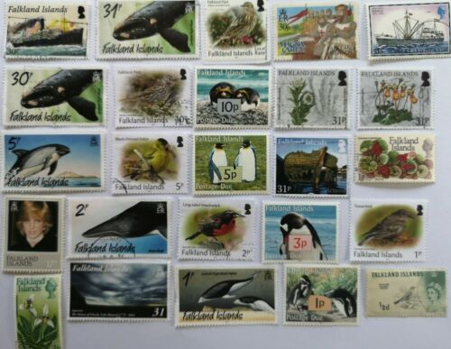 Falklands Islands Stamps Collection - 25 to 200 Different Stamps 