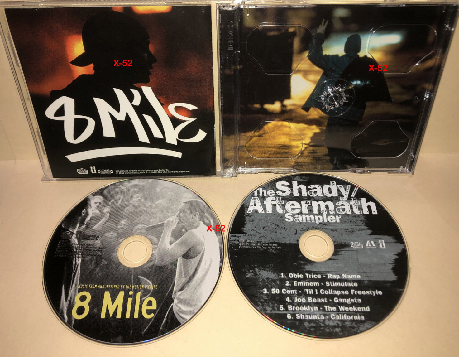 Eminem 8 Mile CD soundtrack BONUS DISC 50 Cent Obie Trice