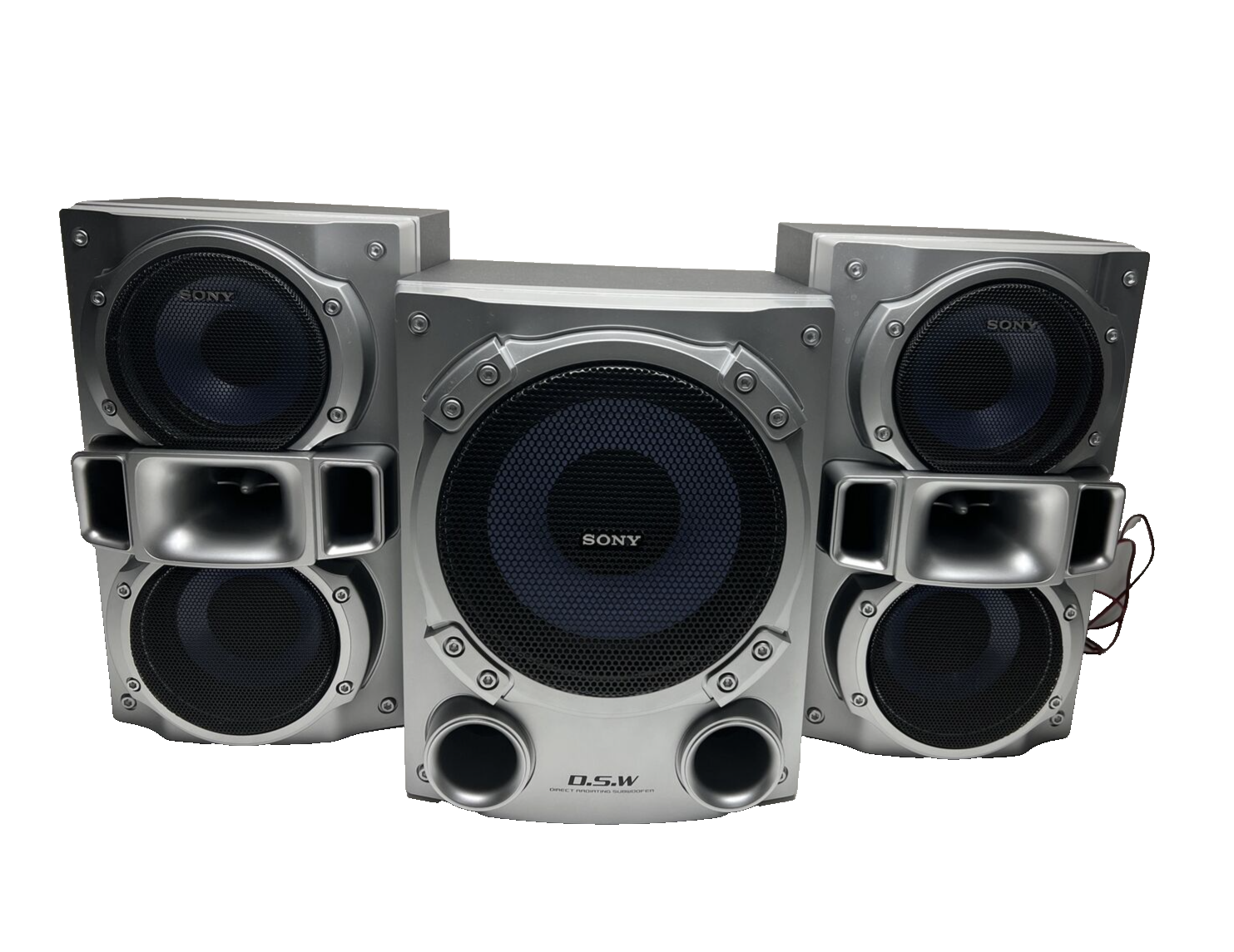 Sony 3-Way Speakers: Two SS-RG490S & SS-WG490S DSW Direct Sony 3-Way Speakers: Two SS-RG490S & SS-WG490S DSW Direct