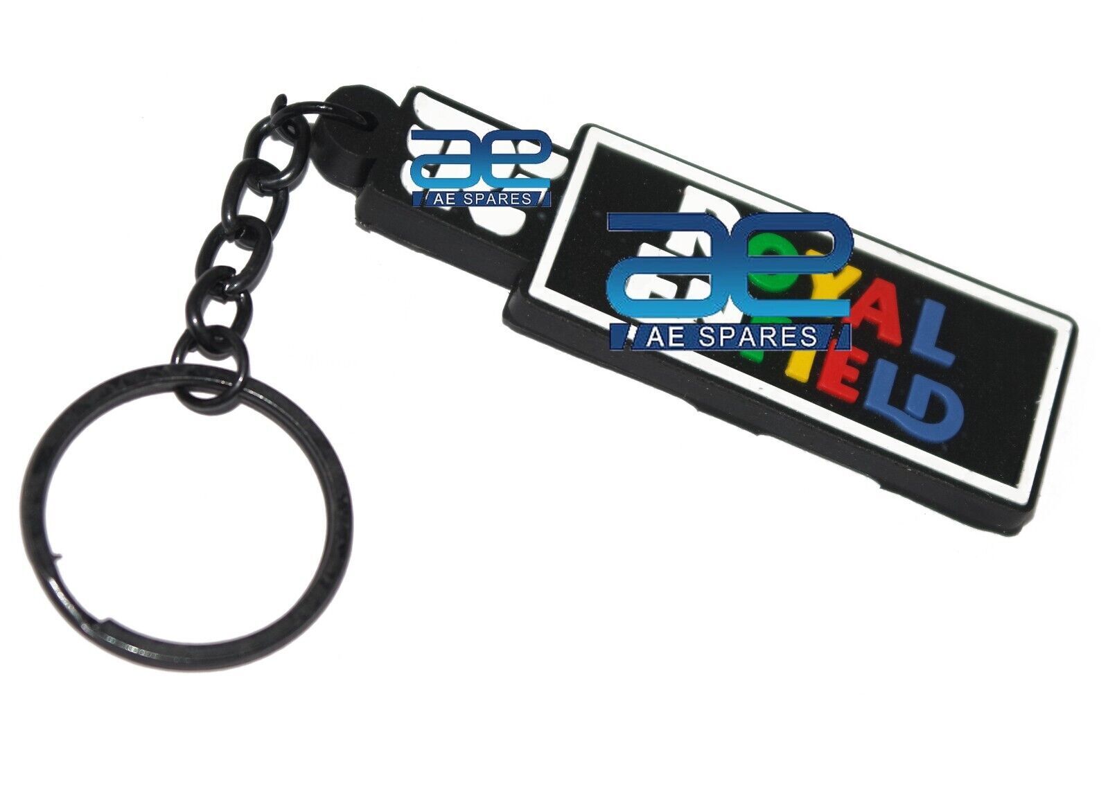Pair Blank Key & Keyring For Royal Enfield Interceptor Continental Gt 650  