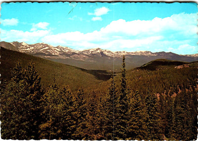 Postcard 4x6 CO Ten Mile Range Breckenridge Boreas Pass Panoramic Snow Capped