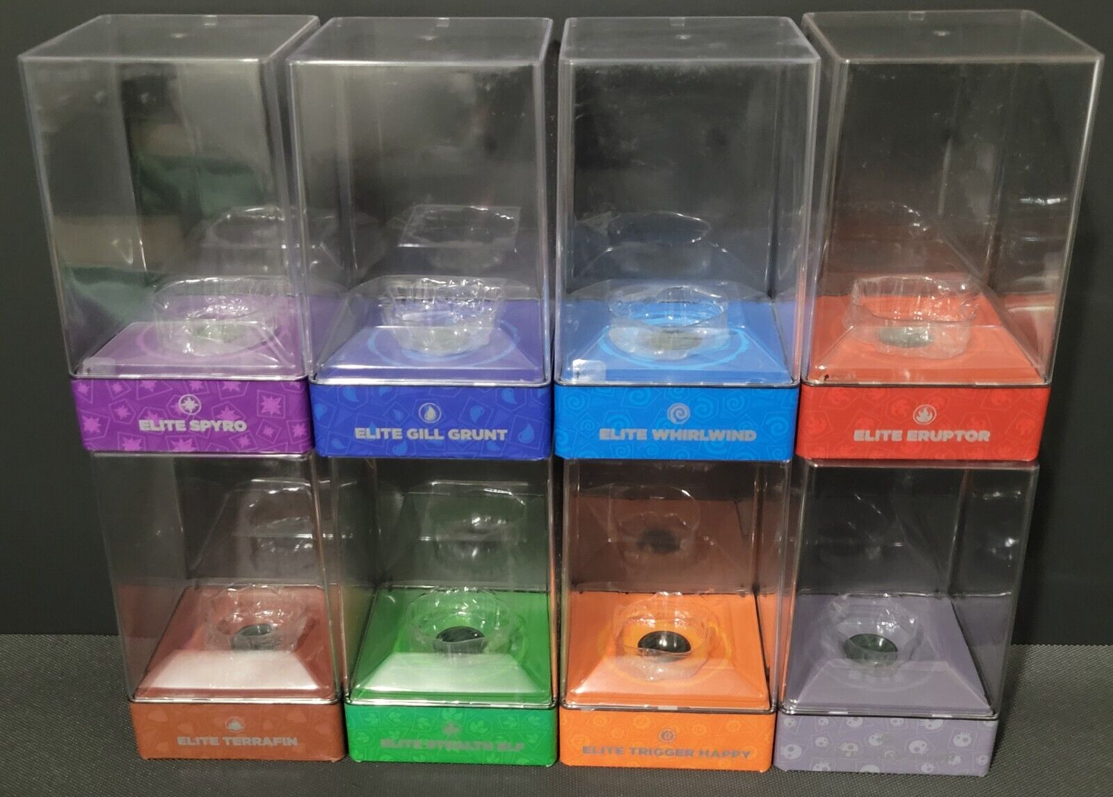 Skylanders Imaginators Trap Team Eon's Elite Plastic Cases Lot of 8 Rare