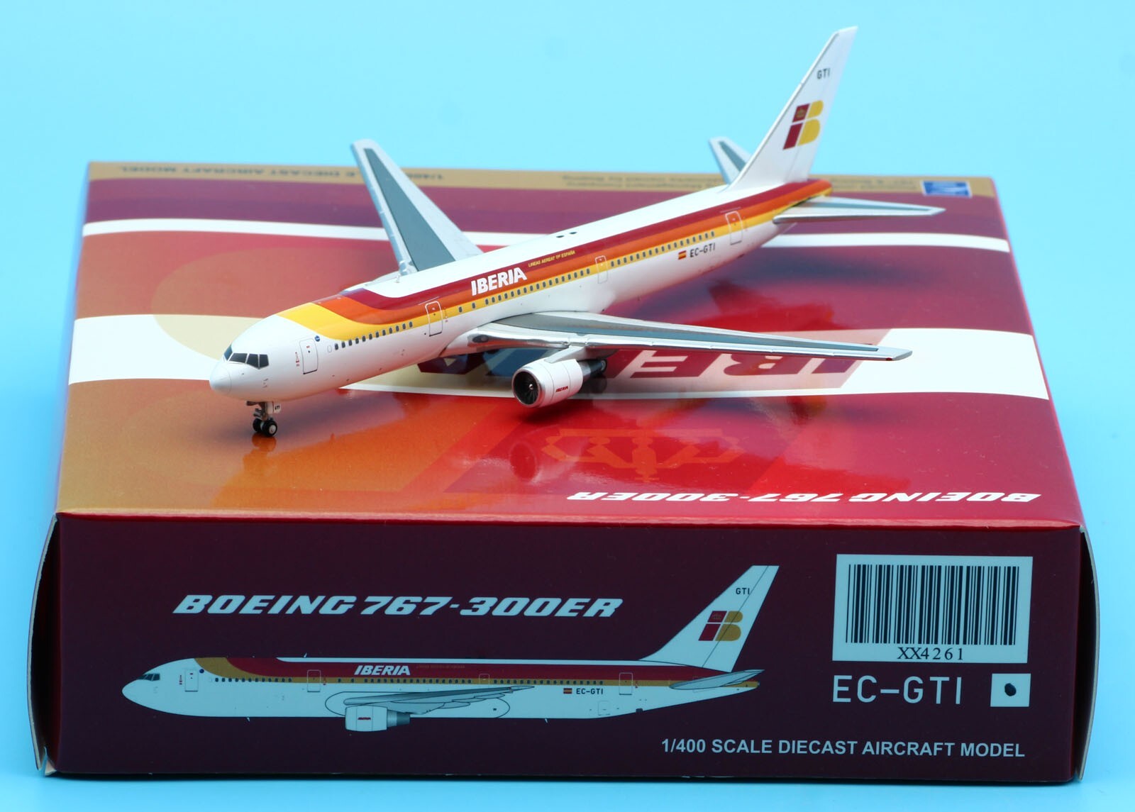 スーパーセール 半額 Iberia 1:400 Wings JC Airlines Diecast B767-300ER Boeing 航空機・ヘリコプター