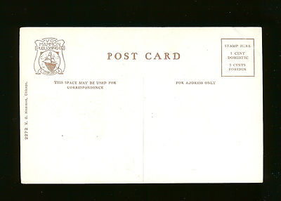 The Dining Hall - Y.M.C.A. Camp - Lake Geneva, WI - One Cent Stamp Box - Unused