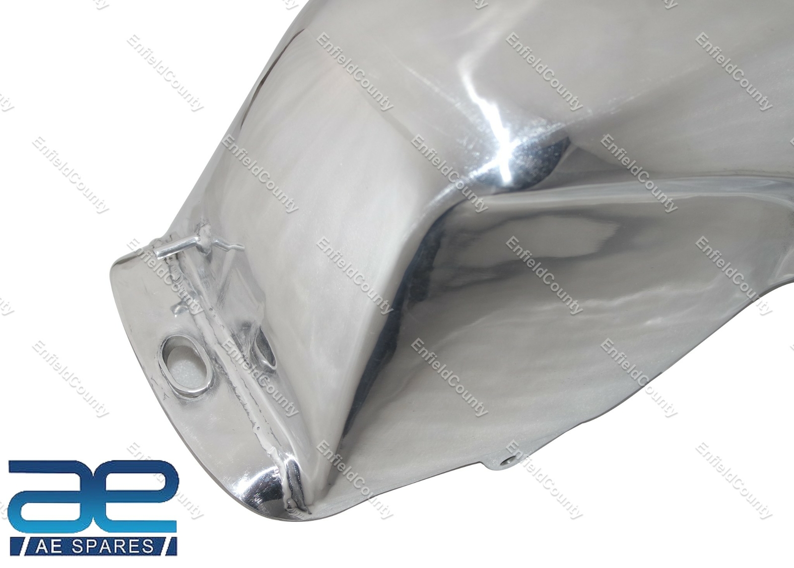 For Yamaha RD 350 RD350R Aluminium Alloy Polished Gas Fuel Petrol Tank Repro 