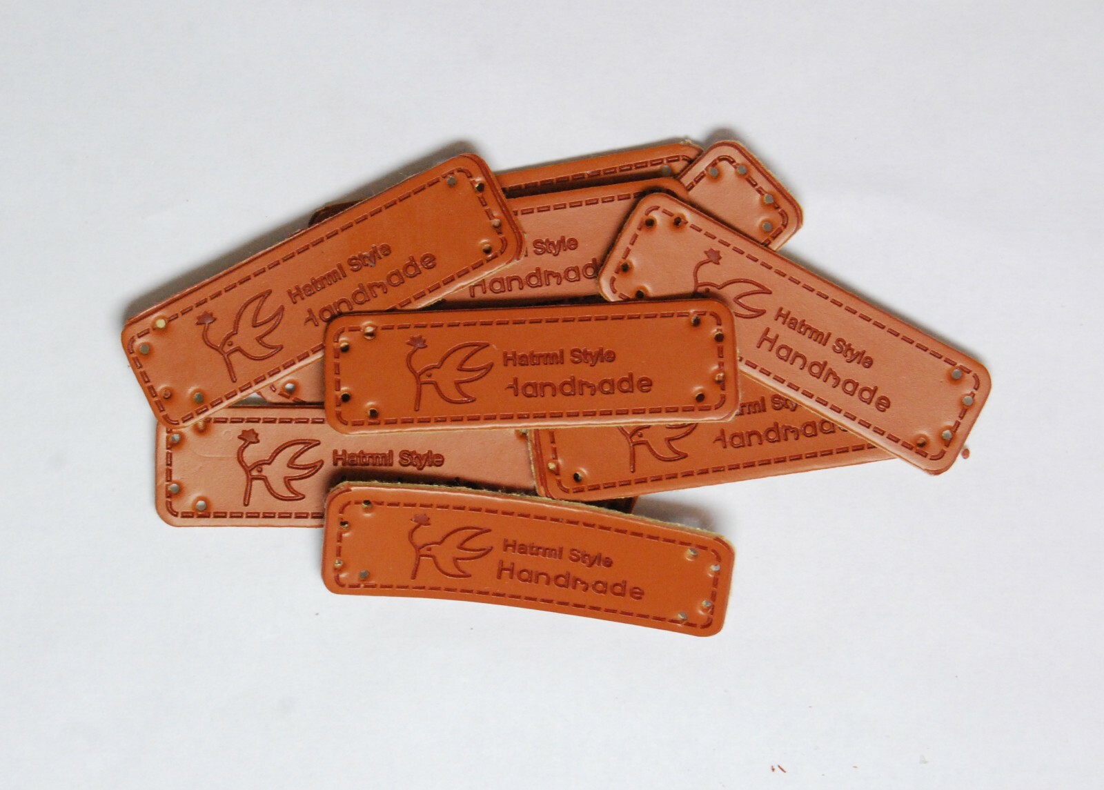 Faux Leather Tags Handmade Tags Sew on labels eBay