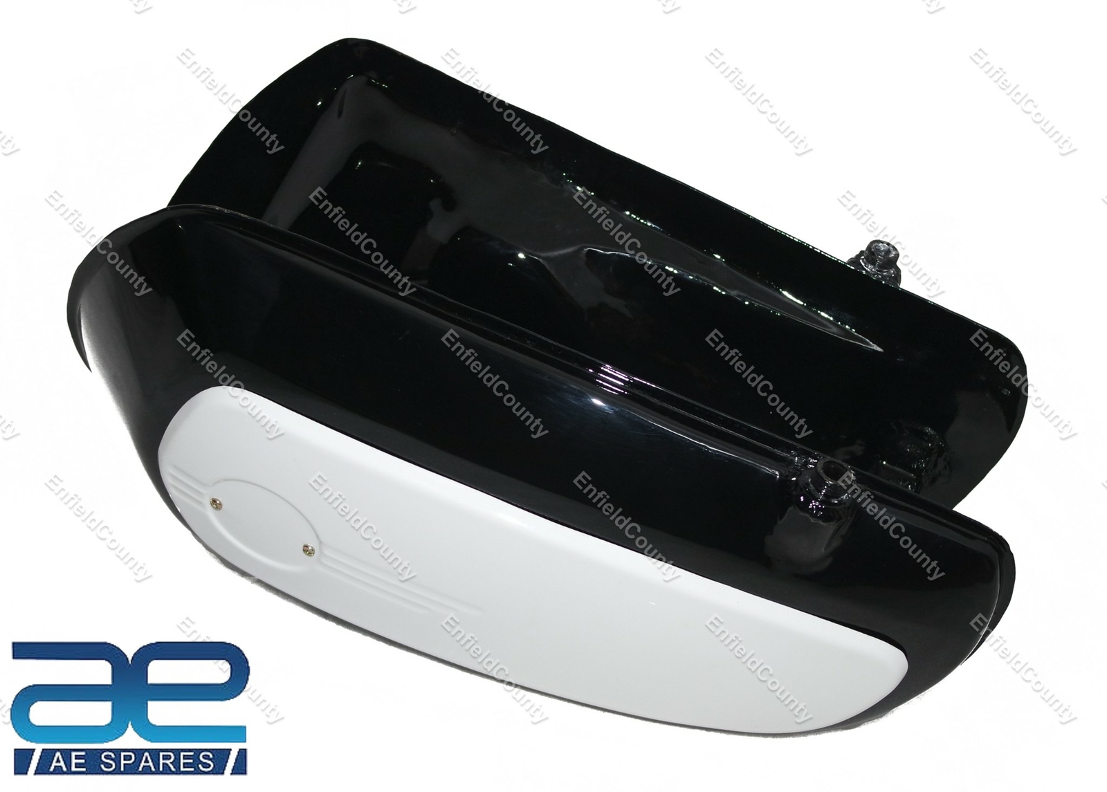 Petrol Fuel Tank With Side Plates Black & White Paint For BMW R75 5 Toaster 