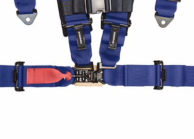 STV Motorsports Blue Seat Belt Harness 4-Point 3-Inch Universal Off-Road Racing