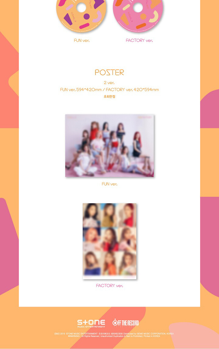 FROMIS_9 [FUN FACTORY] 1st Single Album CD+Photo Book+2 Card