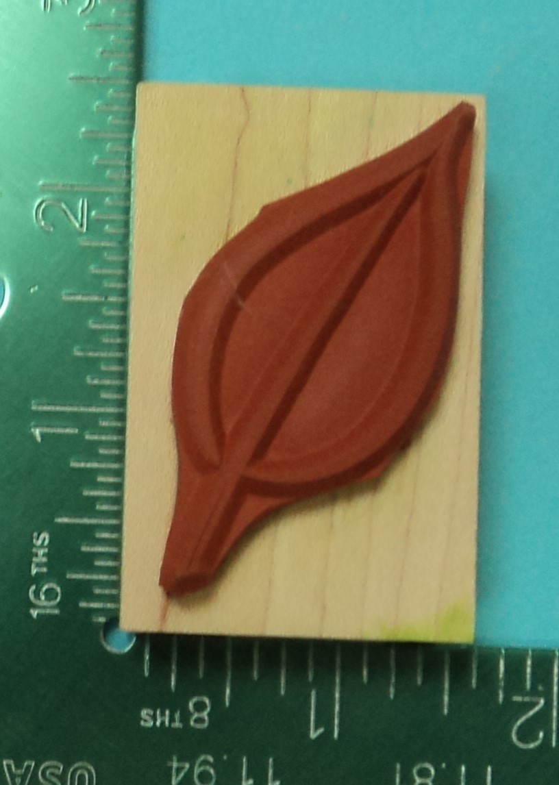 ELEGANT LEAF Rubber Stamp by Hero Arts  Flower Tree
