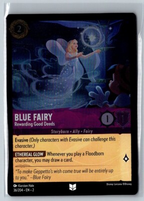 2023 COLD FOIL BLUE FAIRY - REWARDING GOOD DEEDS UNCOMMON #36