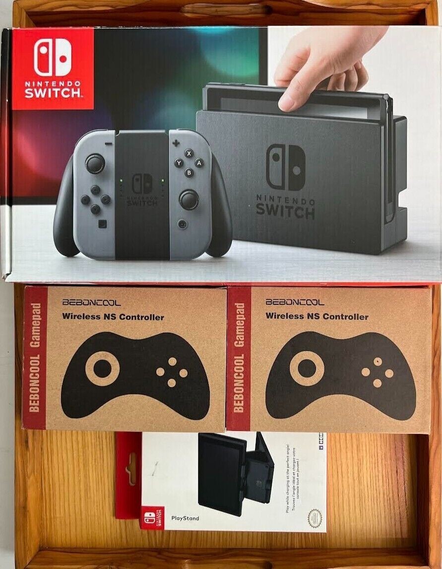 Nintendo Switch V1(HAC-001) 32gb Gray Model in Original Box
