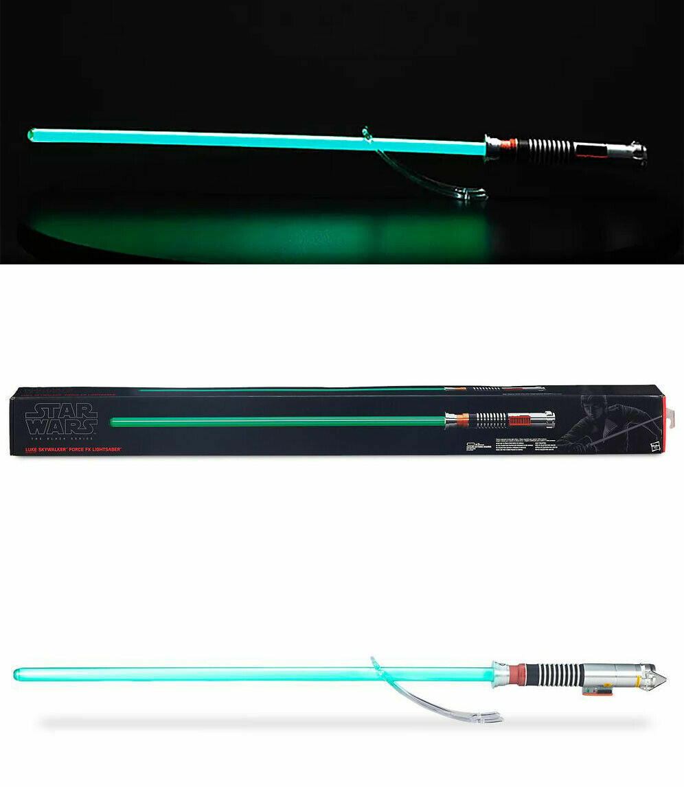 STAR WARS Luke Skywalker Force FX LIGHTSABER Black Series 05 NIB ROTJ green