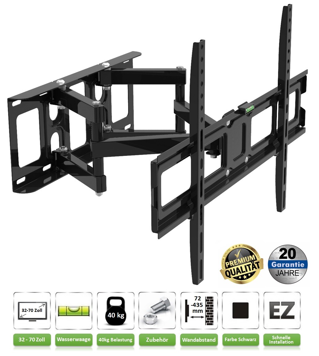 TV Fernseher Wandhalterung A158 für SAMSUNG 50 Zoll UE50NU7090 UE50RU7419UXZG