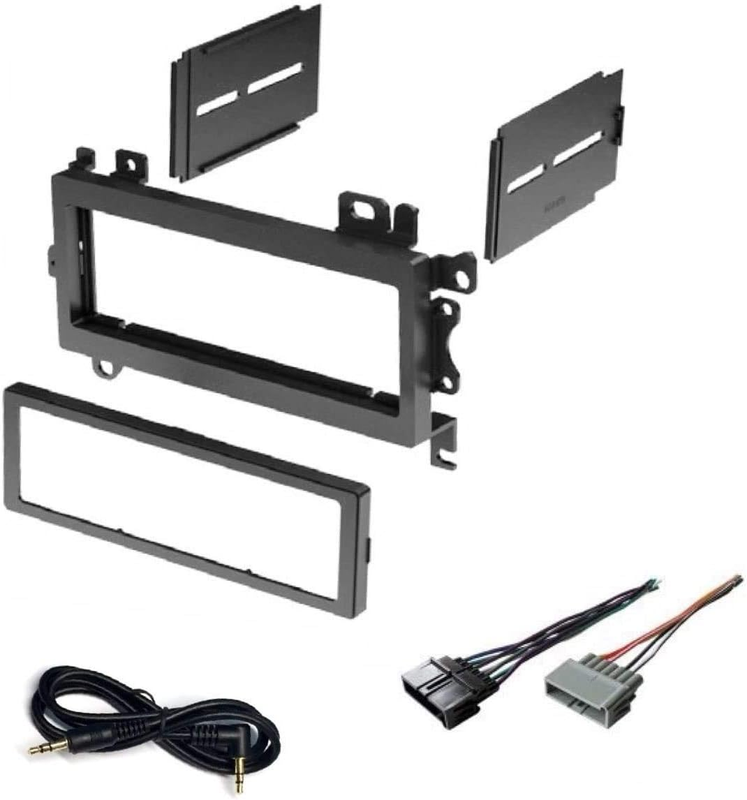 Dash Kit And Wire Harness For Installing A New Single Din Ra