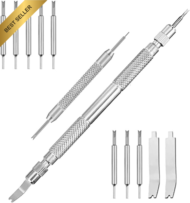 Watch Link Removal Kit - Spring Bar Tool Set with Instruction Manual | Watch Ban
