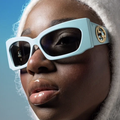 GUCCI GUCCI GG1412S-005 BLUE SUNGLASSES