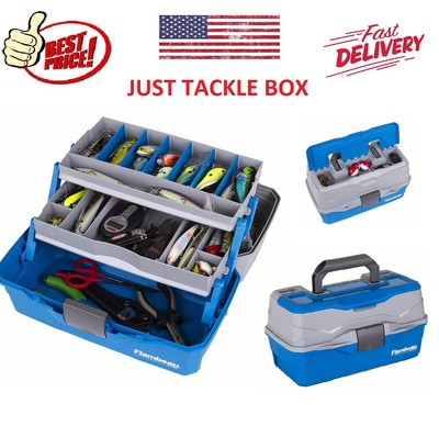 Inc/'s 136 pieces TBVP2 South Bend Plano 2 Tray Tackle Box Kit