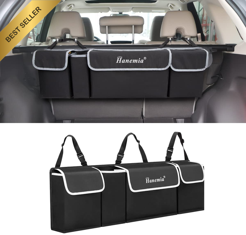 Car Trunk Organizer and Storage, Backseat Hanging Organizer for SUV, Truck, MPV,