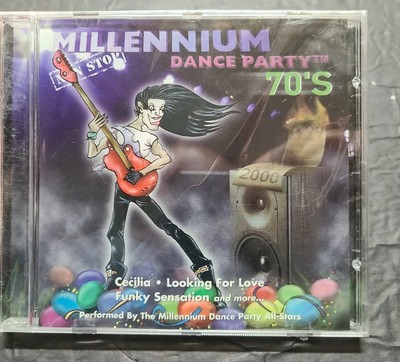 MILLENNIUM DANCE PARTY all stars NEW SEALED 70'S CD 1999 10 songs