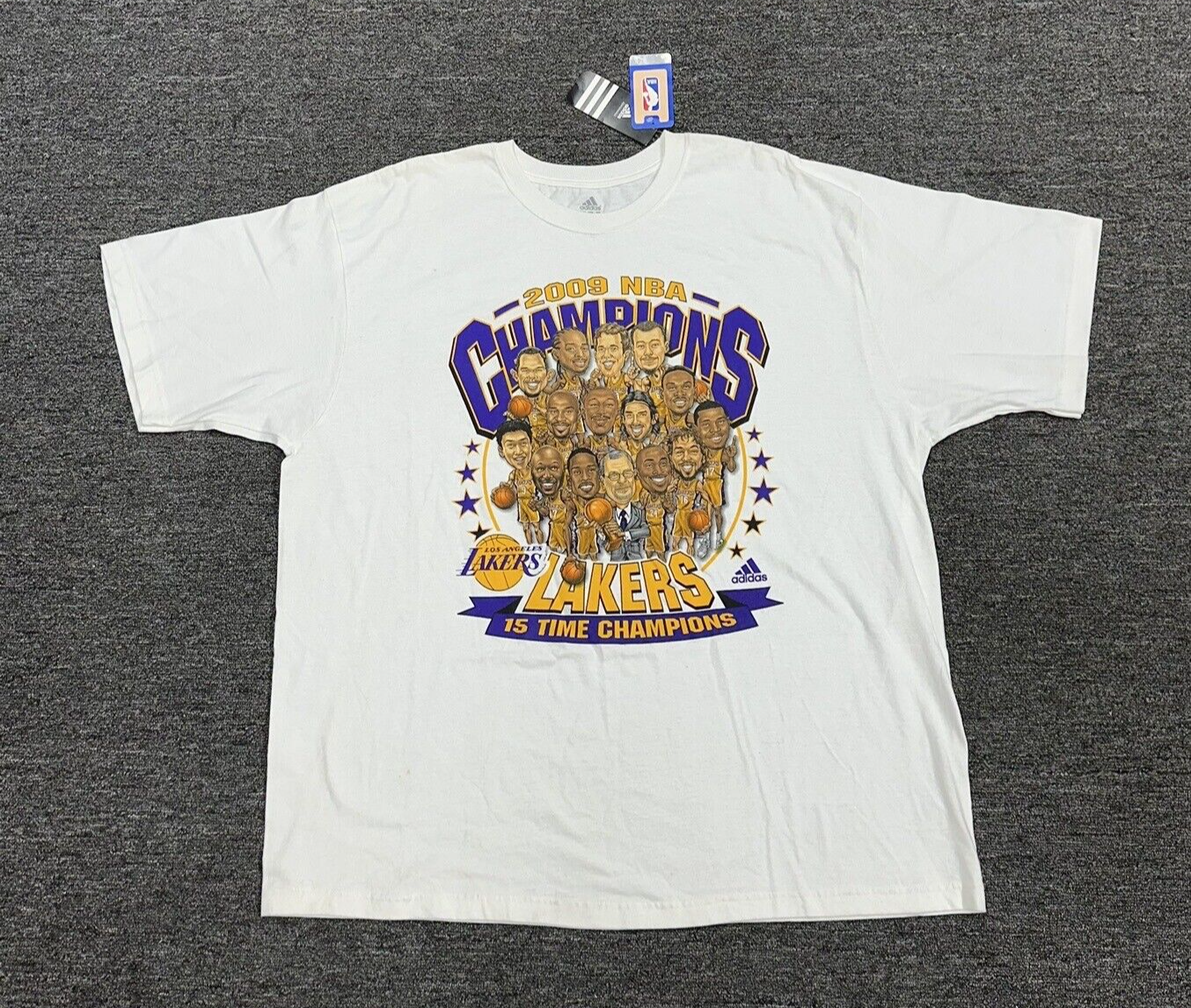 Adidas NBA Los Angeles Lakers 2009 Championship T-Shirt