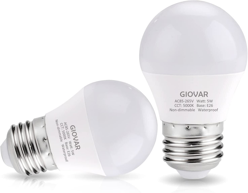 40 Watt Equivalent 120v, A15 Appliance Light