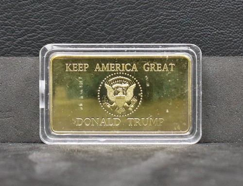 2024 US President Trump Metal Bar Keep America Great Collector Bar  #648 D-4