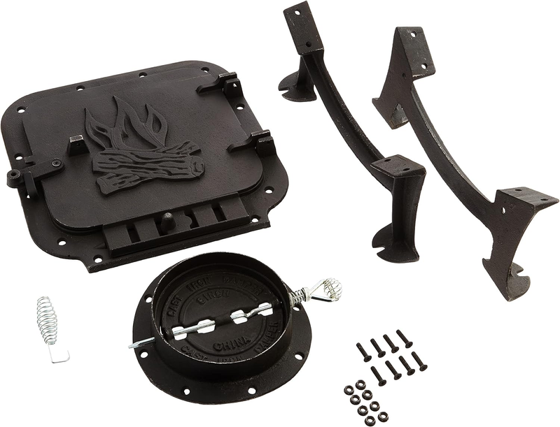 US Stove BSK1000 Cast Iron Barrel Stove Kit
