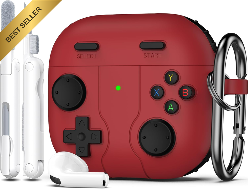 Compatible with Airpods 4Th Generation Case Cover with Cleaner Kit,Soft Skin Sil