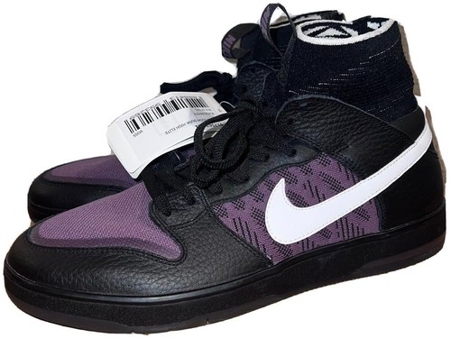 NIKE SB 箱　①us10.5 Nike SB Dunk High Elite Black/Purple Box 833456-002, Size 13