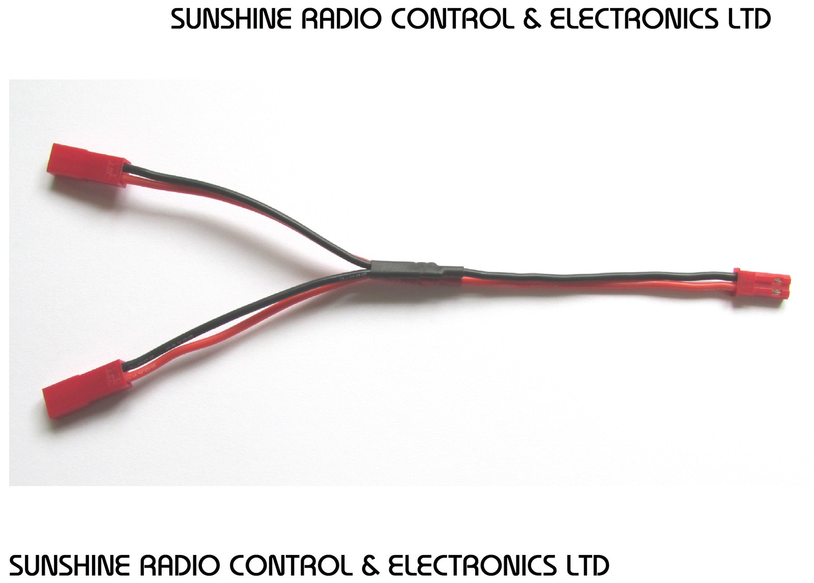 RC PACK OF 5 JST Parallel Y Lead Connector 1 X Male Plug To 2 X Female