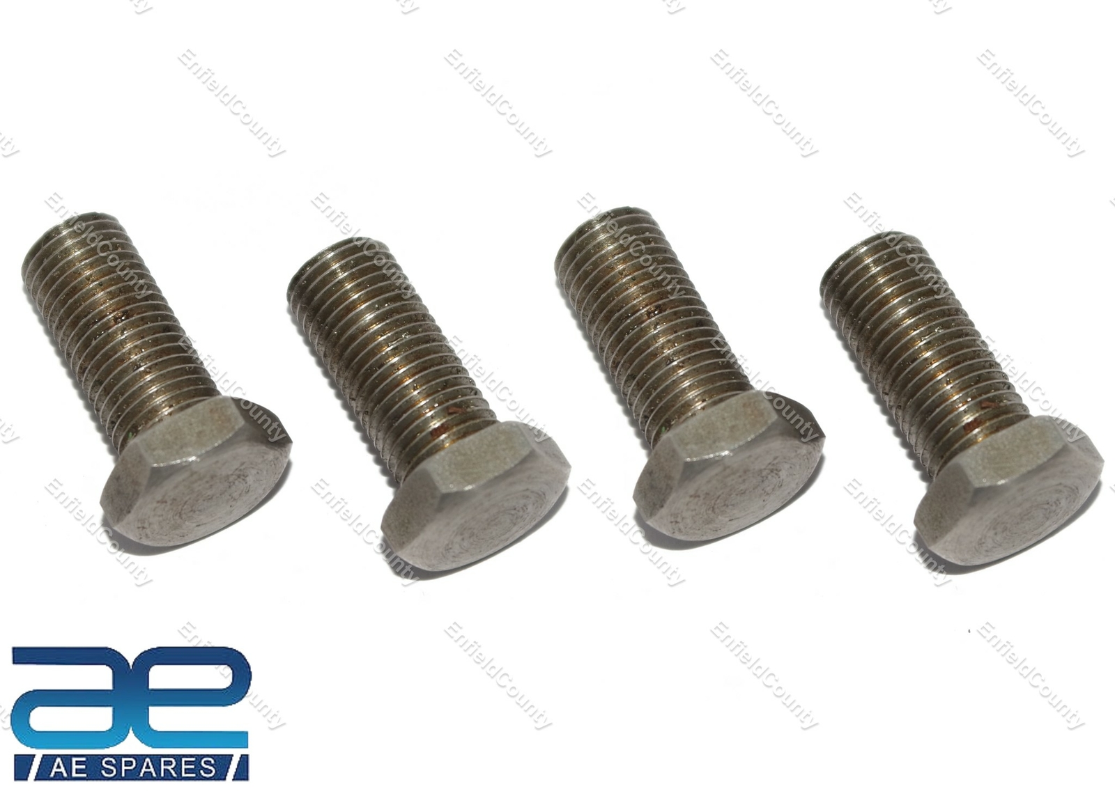 Headlight Lamp Bolt Pair 7/16 '' X 20 TPI for Norton BSA Triumph x 4 Units 
