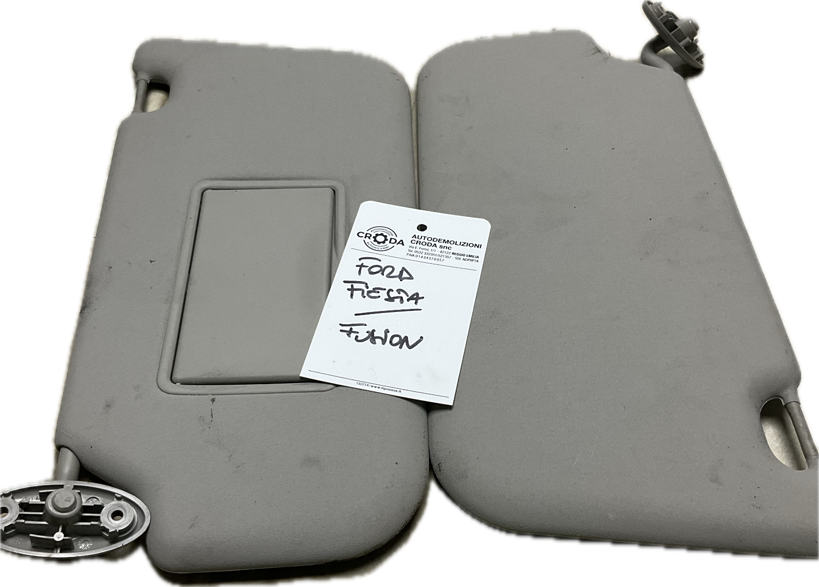 Alette pantine parasole destra e sinistra per modello: FORD FIESTA V 2007