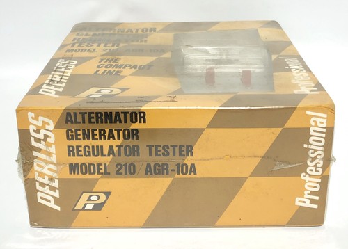 Vintage Peerless ALT GEN REG Tester Model 210 AGR-10A NEW Factory Sealed 1971