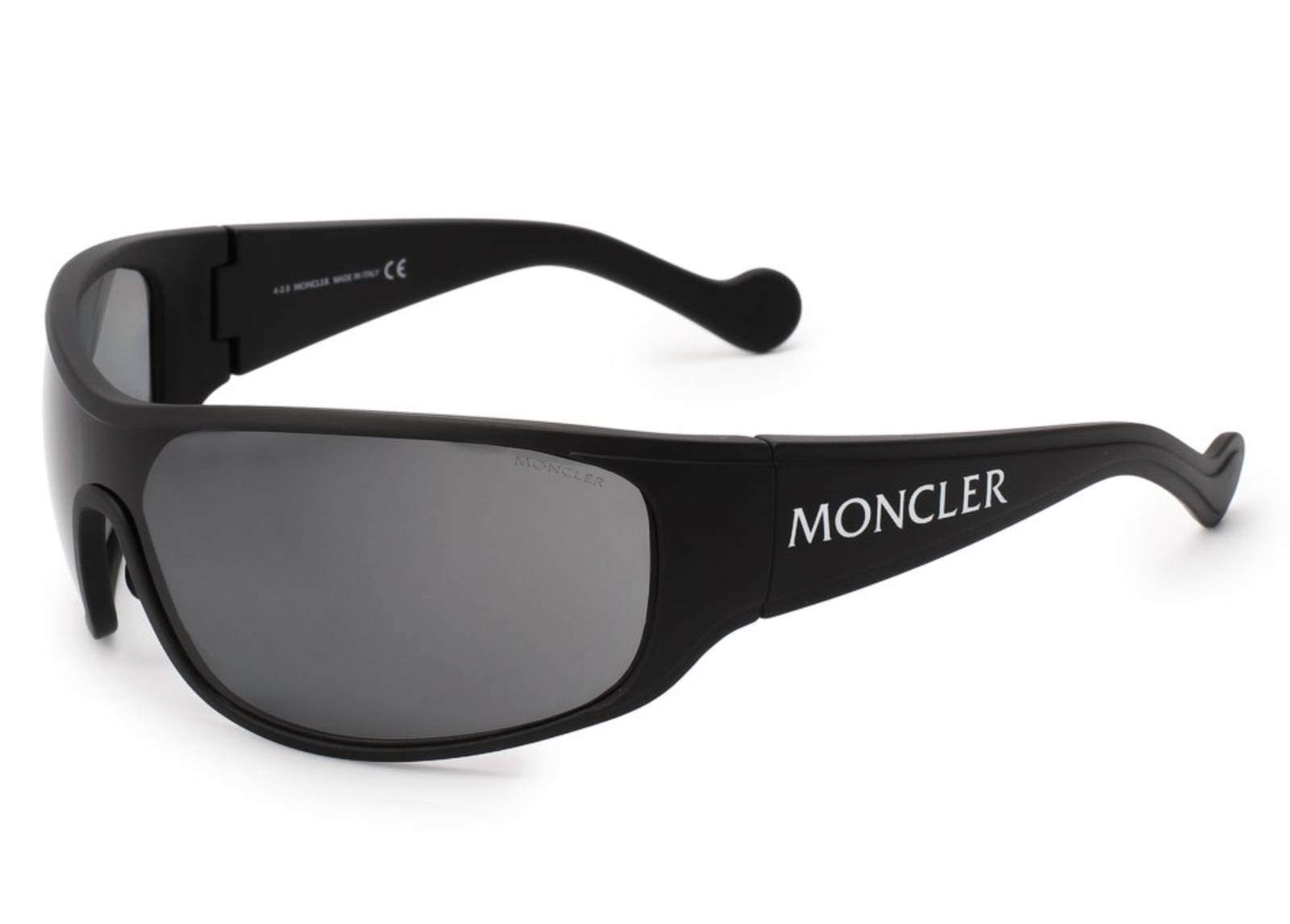 Pre-owned Moncler Eyewear Sunglasses Shield Glasses Ski Mask Visor In Gray