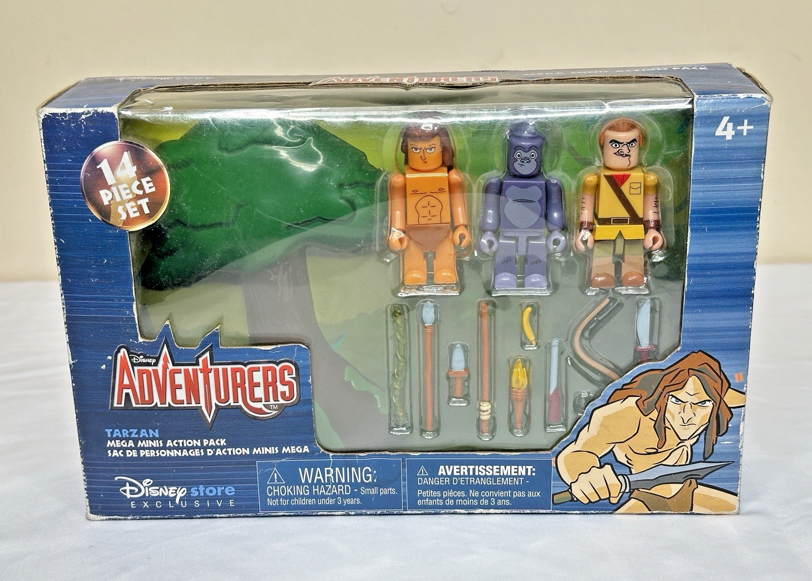 ディズニー アドベンチャーズシリーズ メガミニズアクションセット ターザン Disney Adventures Tarzan Mega Minis Action Pack Store