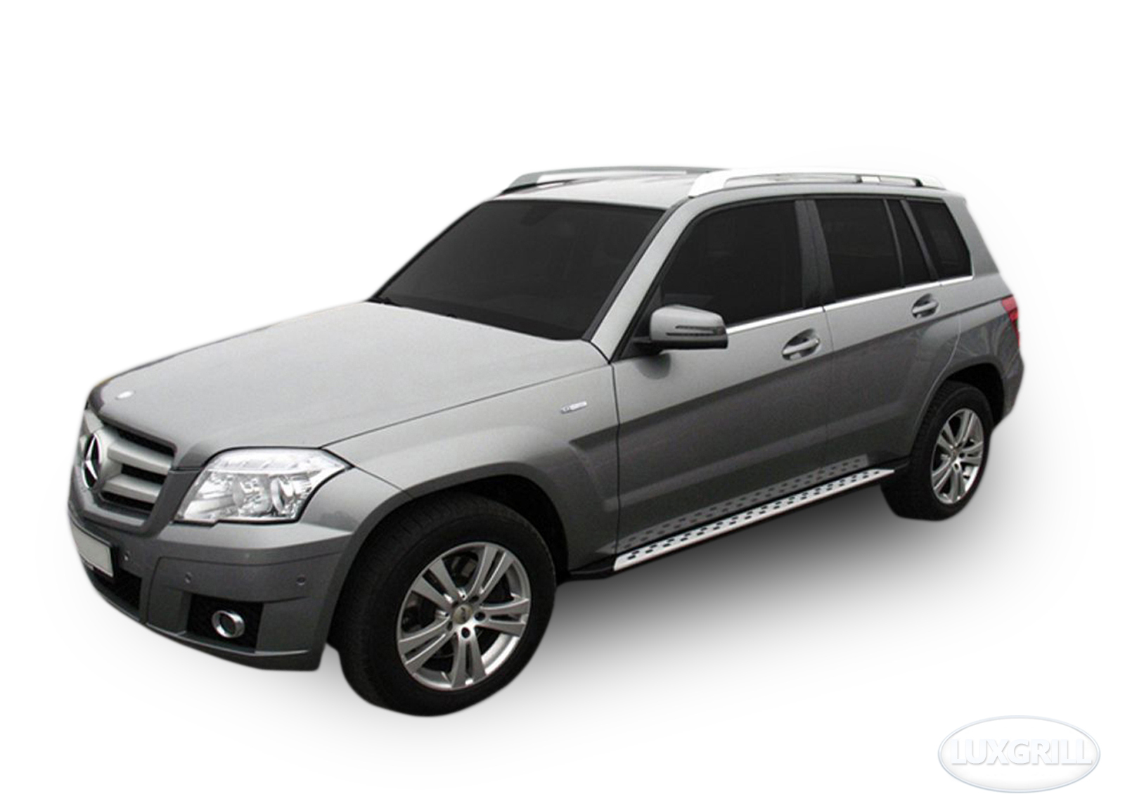 Rb018 Mercedes Glk X204 Ab 2008 Set Aluminium Trittbretter