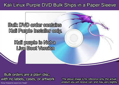 Kali Linux Purple 2024.3 64 Bit 32 Gb USB 3.2 + Kali 64 & 32 Bit Defensive OS