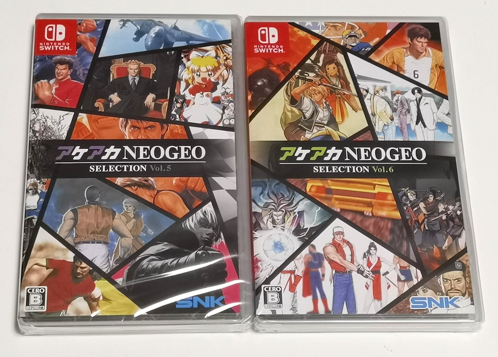 アケアカNEOGEO SELECTION Vol.5 vol.6 ACA NEOGEO Selection Vol. 5 & 6 SET (Nintendo Switch) Japan