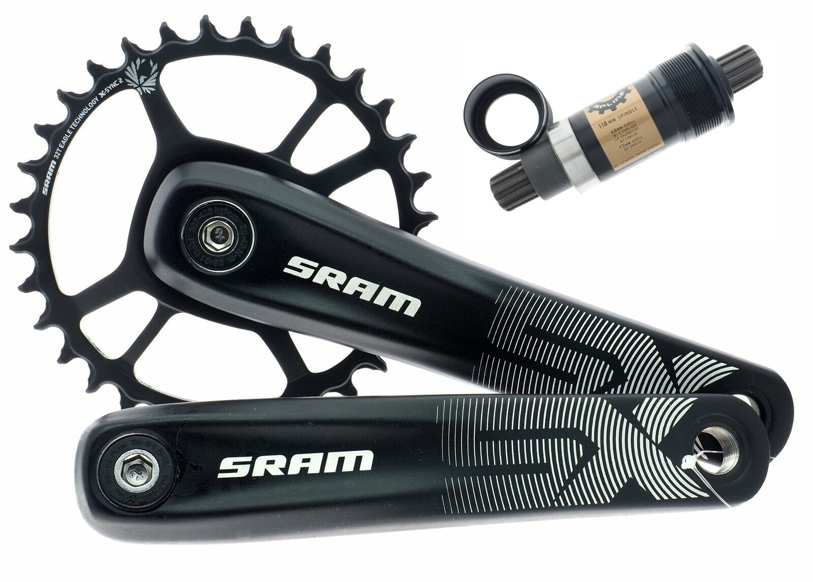 ほぼ新品 SRAM SX EAGLE 12s 一式セット 11-50t SRAM SX Eagle DUB Groupset 12-speed 1210 cassette 11-50T